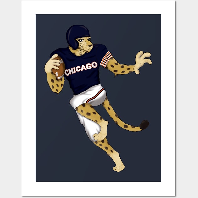 Chicago Football Wall Art by WorldSportsCulture